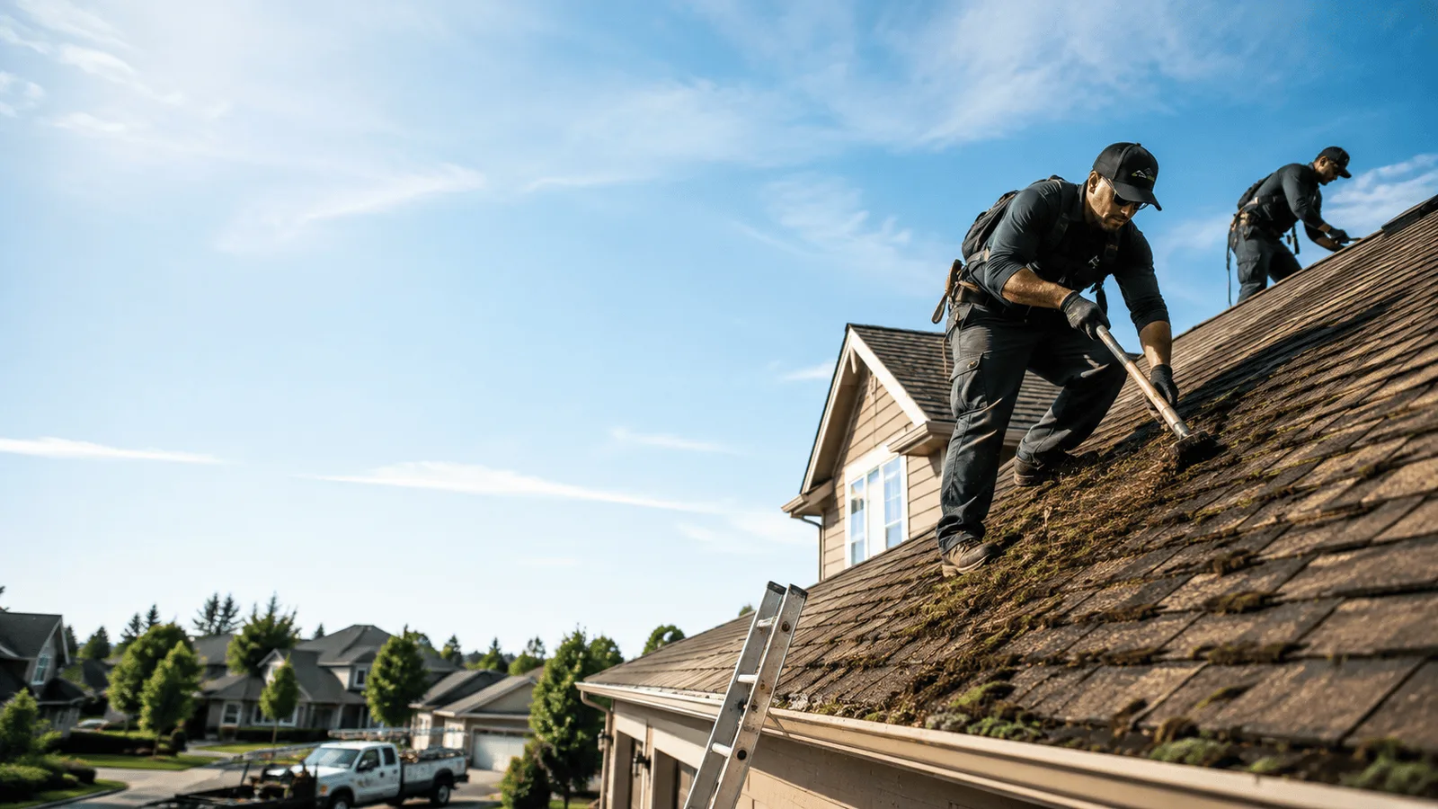 Roof Moss Removal in Pasadena, TX near me